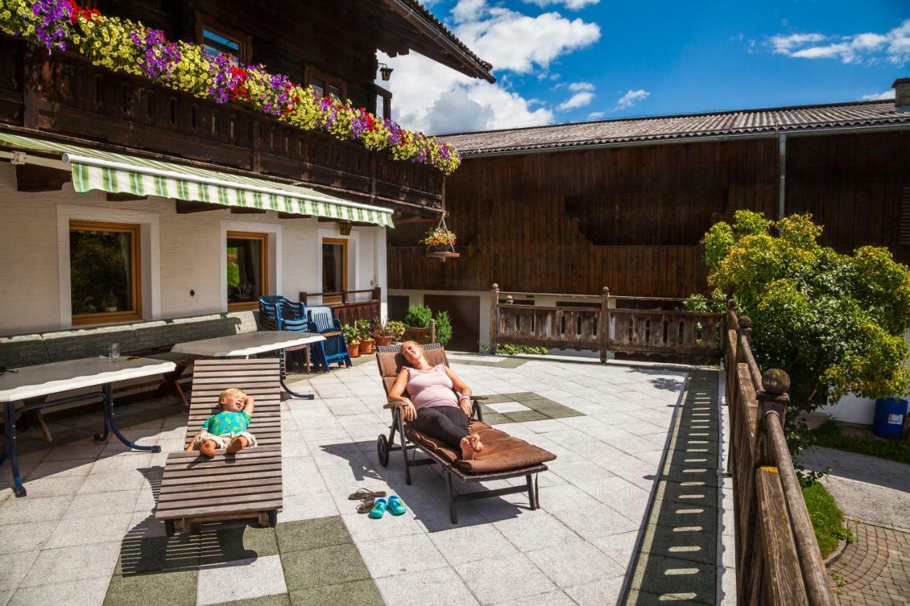 Biobauernhof Kleinummerstall Mittersill Bagian luar foto